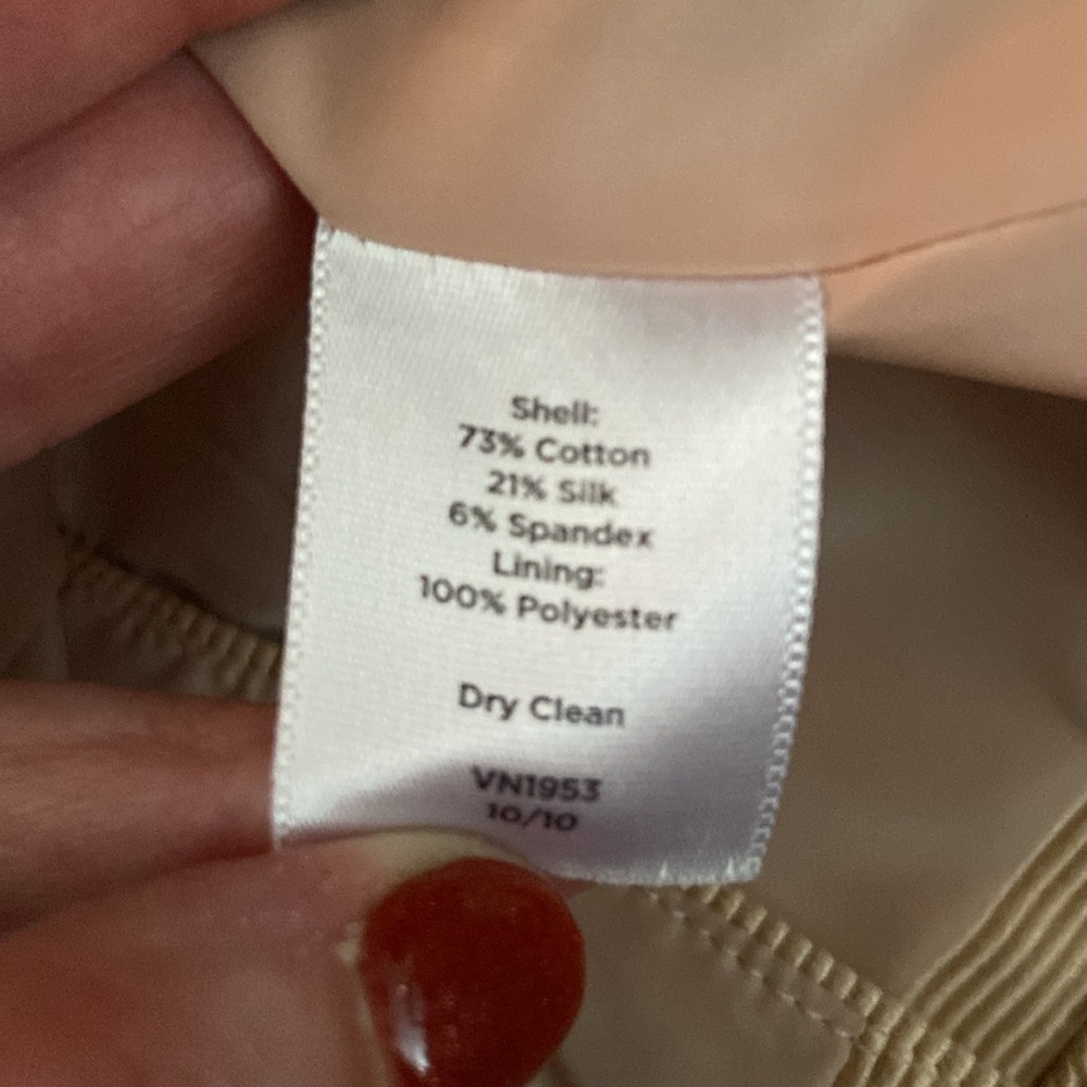 Talbots Grace Fit Double Breasted silk Blend Blazer in size 4, EUC - Picture 7 of 7
